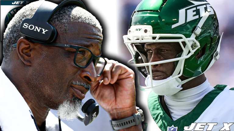 Aaron Glenn, Geno Smith, New York Jets, Flight Talk Graphic