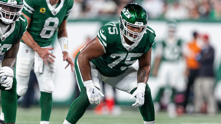 Alijah Vera-Tucker, NY Jets, NFL, Guard, OL, Bills