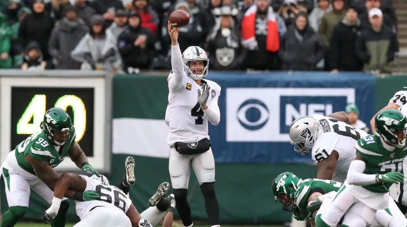Derek Carr, Las Vegas Raiders, New York Jets