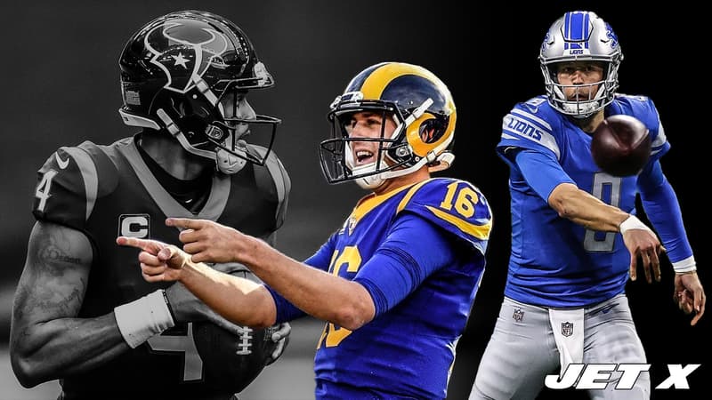 Deshaun Watson, Jared Goff, Matthew Stafford