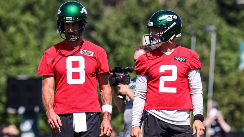 Zach Wilson, NY Jets, Aaron Rodgers
