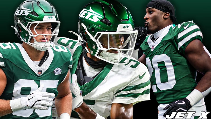 Mason Taylor, Garrett Wilson, Breece Hall, Jet X Graphic
