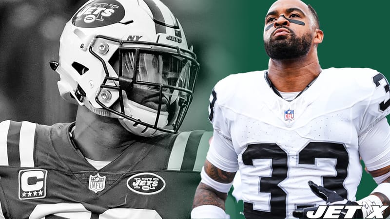 Jamal Adams, New York Jets, Las Vegas Raiders, Jet X Graphic