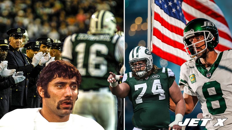 New York Jets, Joe Namath, Vinny Testaverde, Nick Mangold, Joe Namath