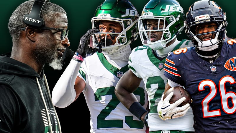 Aaron Glenn, Azareye'h Thomas, Brandon Stephens, Nahshon Wright, New York Jets, Jet X Graphic