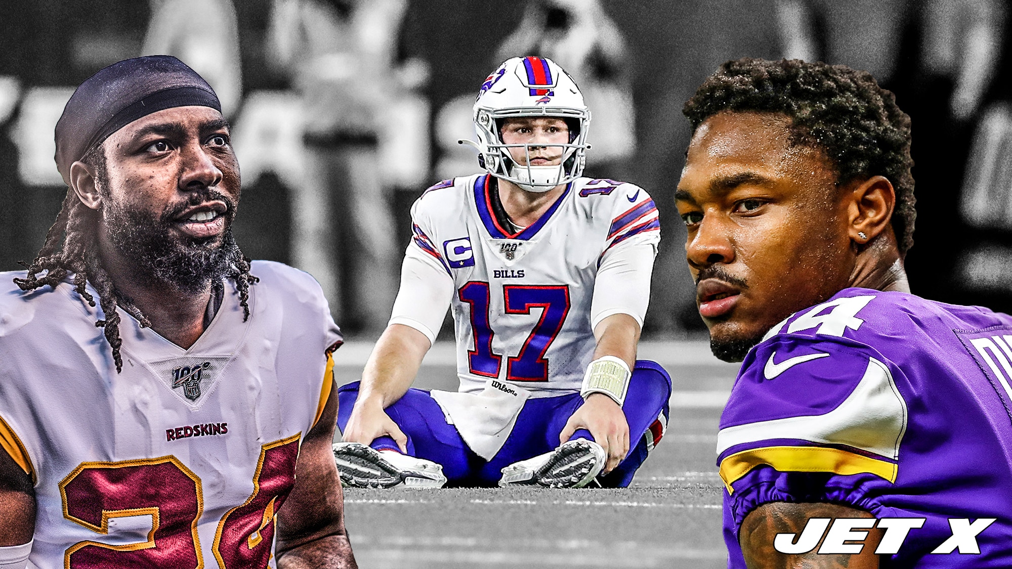 Josh Norman, Josh Allen, Stefon Diggs