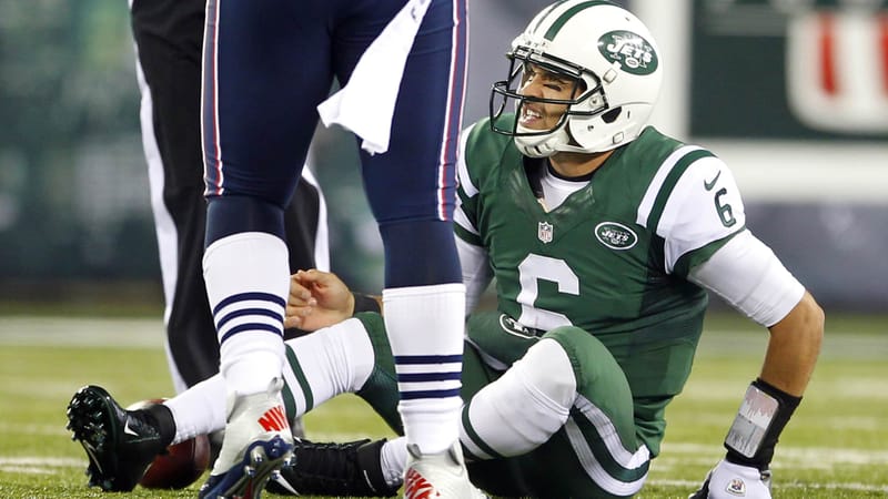 Mark Sanchez NY Jets butt fumble