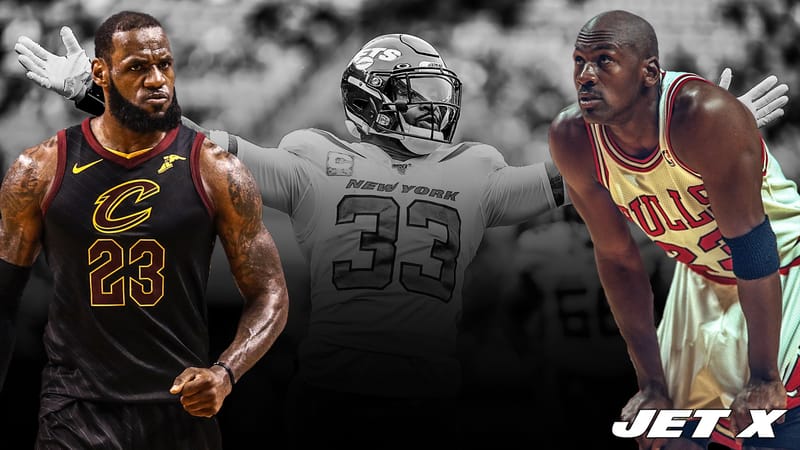 Jamal Adams, LeBron James, Michael Jordan