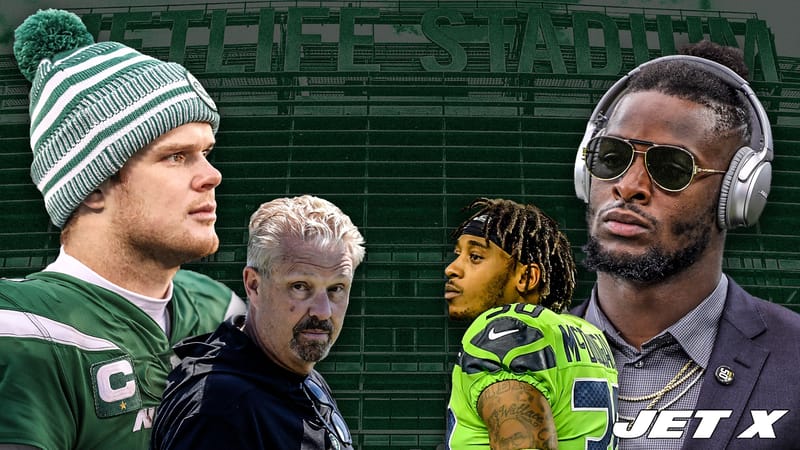 Sam Darnold and Le'Veon Bell