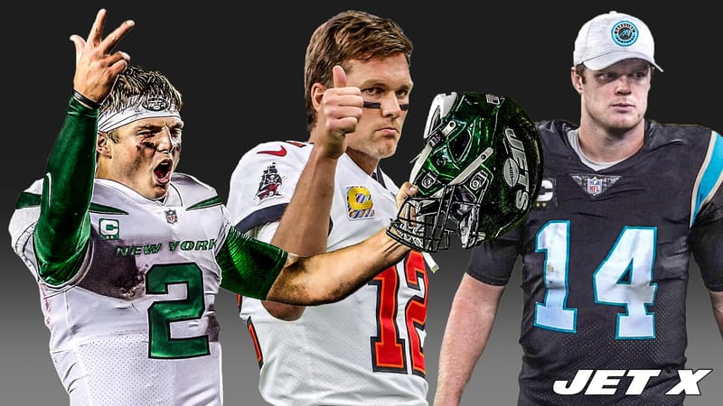 Zach Wilson, Tom Brady, Sam Darnold