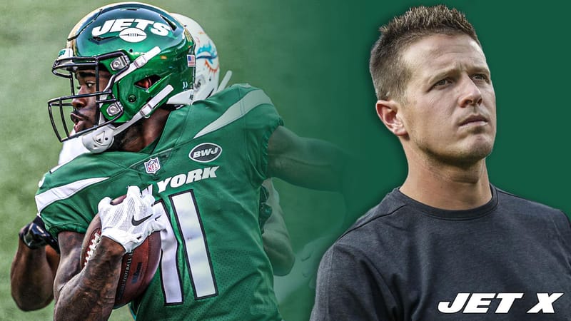 Denzel Mims does fit into Mike LaFleur's NY Jets offense thanks to his YAC ability.