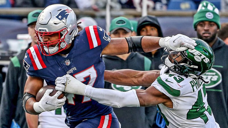 Jakob Johnson, Del'Shawn Phillips, Bill Belichick, New York Jets