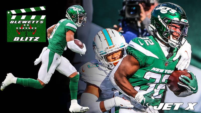 Blewett's Blitz, Elijah Moore, Michael Carter, New York Jets, Miami Dolphins