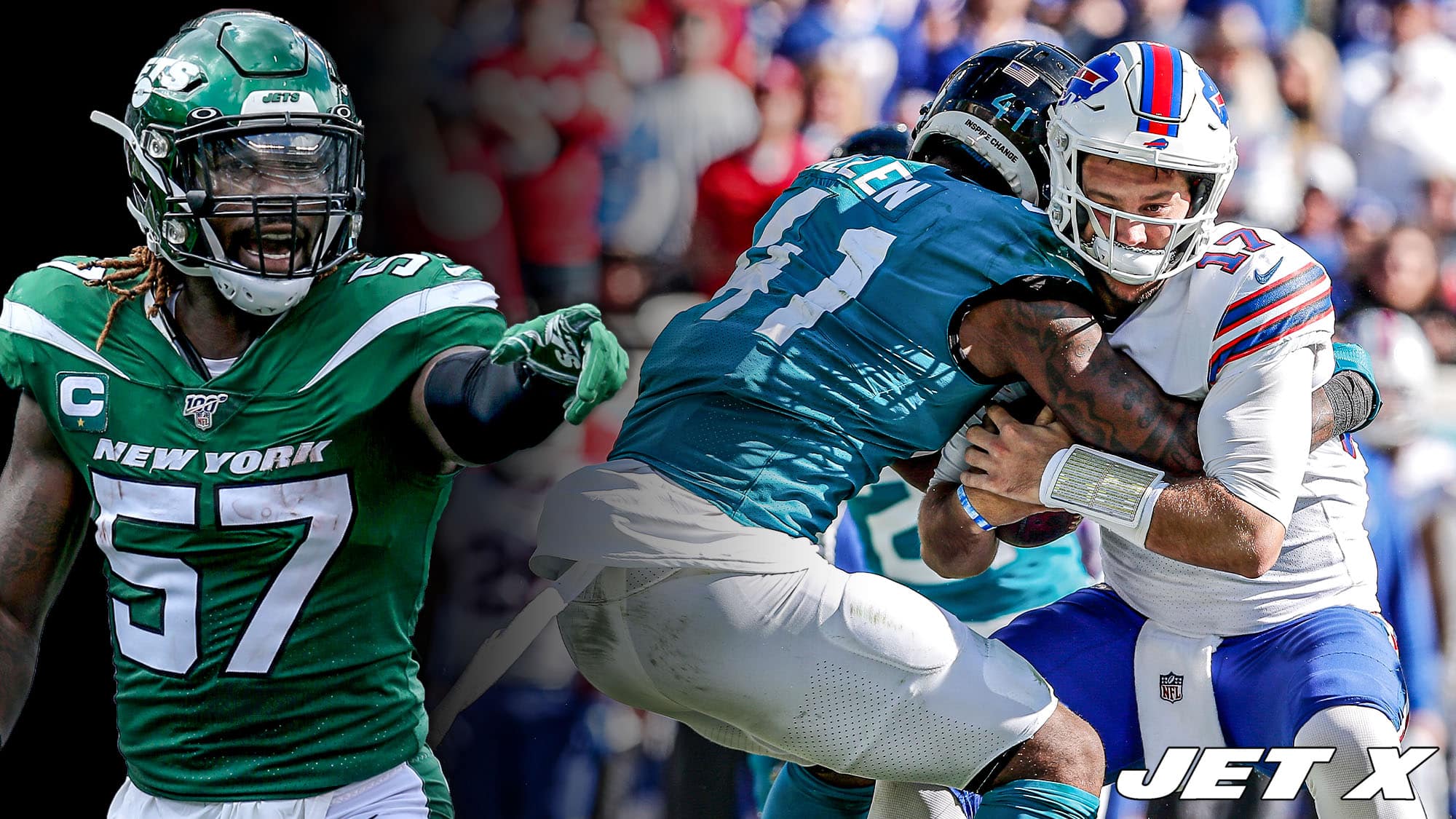 Josh Allen Bills, Josh Allen Jags, C.J. Mosley Jets