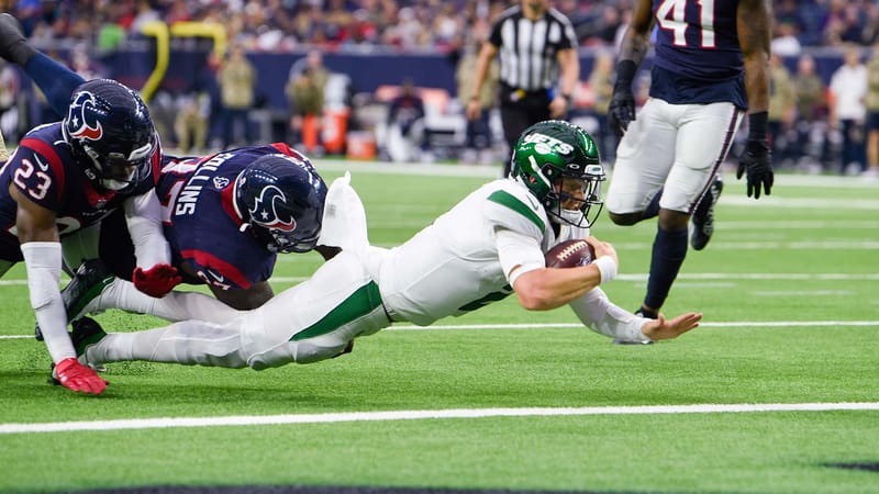 Zach Wilson, Texans, Highlights, Jets, Return