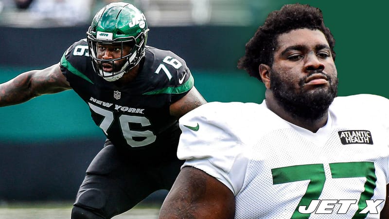 George Fant, Mekhi Becton, NY Jets, Left Tackle, Right Tackle, Contract