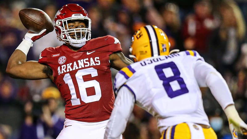 Treylon Burks, Arkansas, Draft, New York Jets, WR
