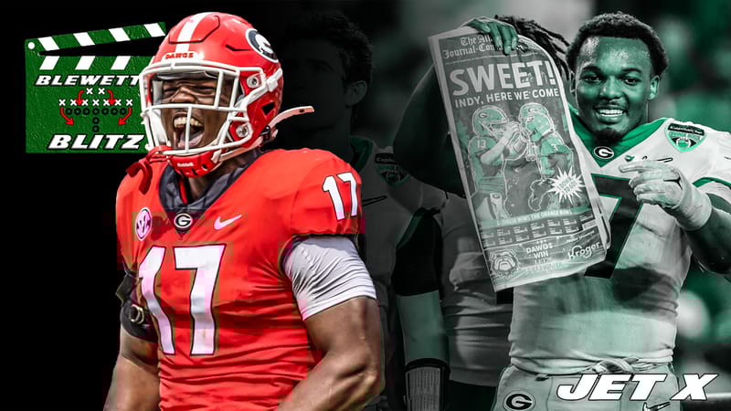Nakobe Dean, New York Jets, Georgia, NFL draft, Blewett's Blitz