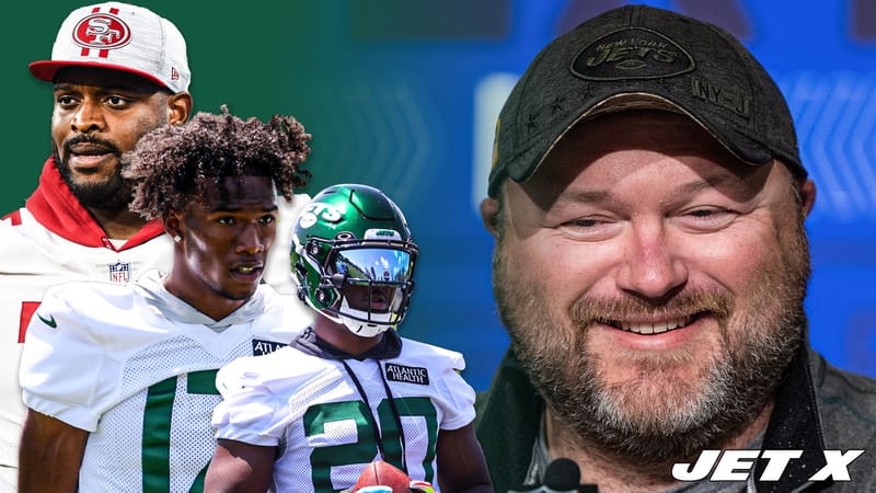 Joe Douglas, Laken Tomlinson, Garrett Wilson, Breece Hall, New York Jets