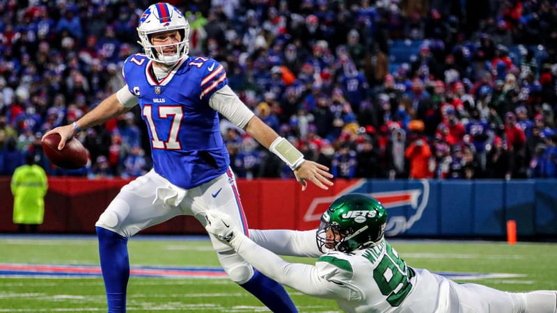 NY Jets, Bills, Flex Schedule, Week 14, 2022, Buffalo, Josh Allen, Quinnen Williams