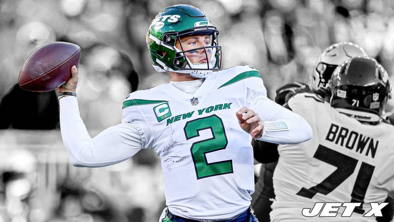 Zach Wilson, NY Jets, Stats, Lions, 2022