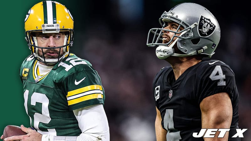 Aaron Rodgers, NY Jets, Derek Carr