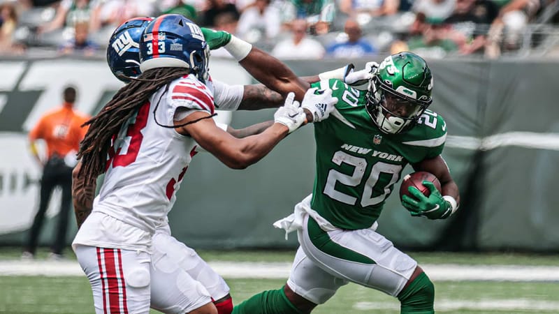 Breece Hall, NY Jets, Giants, Schedule