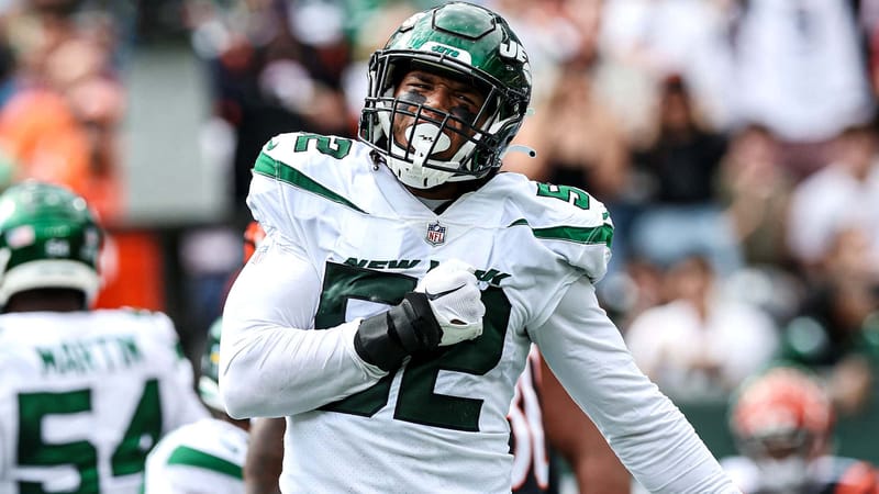 Jermaine Johnson, NY Jets, Stats, Snaps