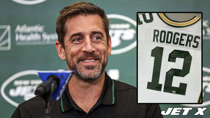 Aaron Rodgers, Packers, Clifford, Gift, NY Jets