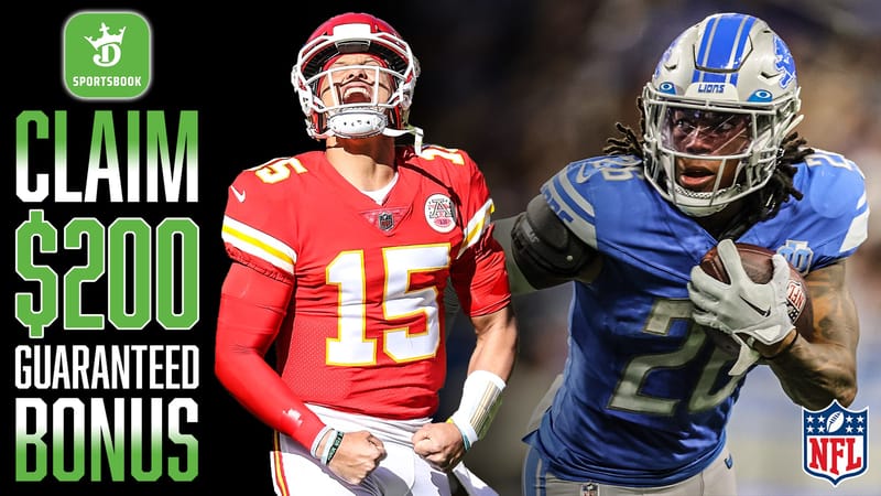 DraftKings Promo Code, $200 Instant Bonus, Chiefs-Lions, NFL Week 1