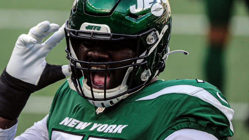 Mekhi Becton, NY Jets, RT