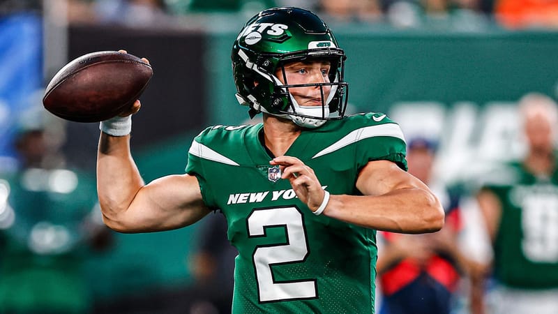 Zach Wilson, NY Jets, Stats, Preseason