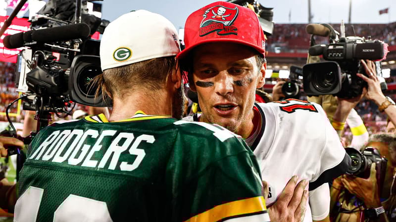 Aaron Rodgers, Tom Brady, NY Jets