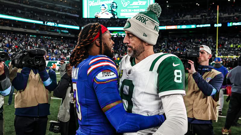 Aaron Rodgers, NY Jets, Schedule Strength, SOS, Bills, Damar Hamlin