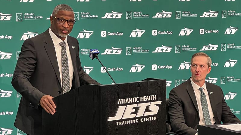 Aaron Glenn, NY Jets, HC, Head Coach, Darren Mougey, GM
