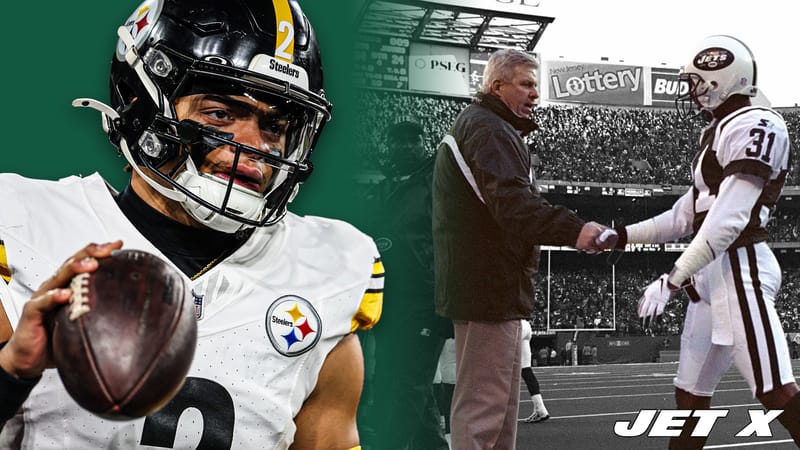 Justin Fields, Aaron Glenn, Bill Parcells, NY Jets