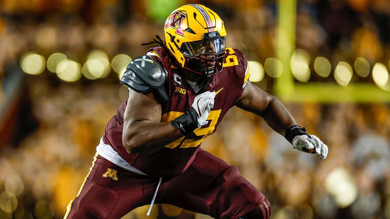 Aireontae Ersery, NY Jets, NFL Draft, Minnesota