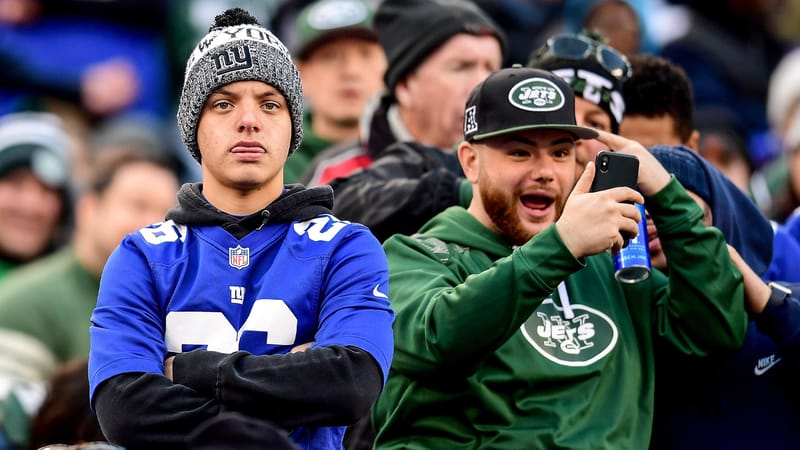 NY Jets Fans, NY Giants Fans