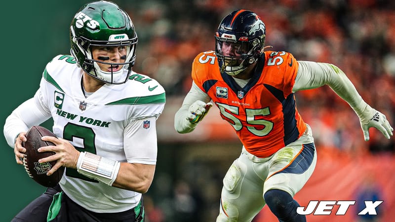 New York Jets, Denver Broncos, Zach Wilson, QB, Bradley Chubb, Sacks