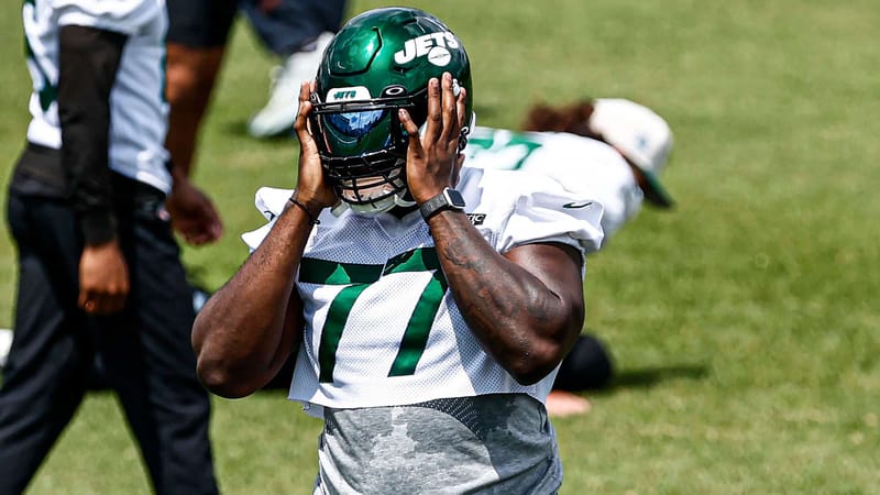 Mekhi Becton, NY Jets, Injury, Training Camp