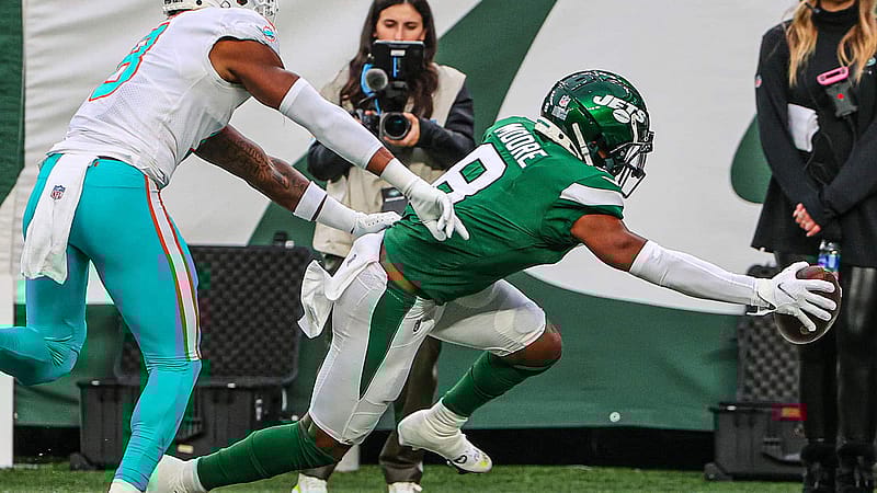 Elijah Moore, NY Jets, Stats, Rookie of the Week, NFL