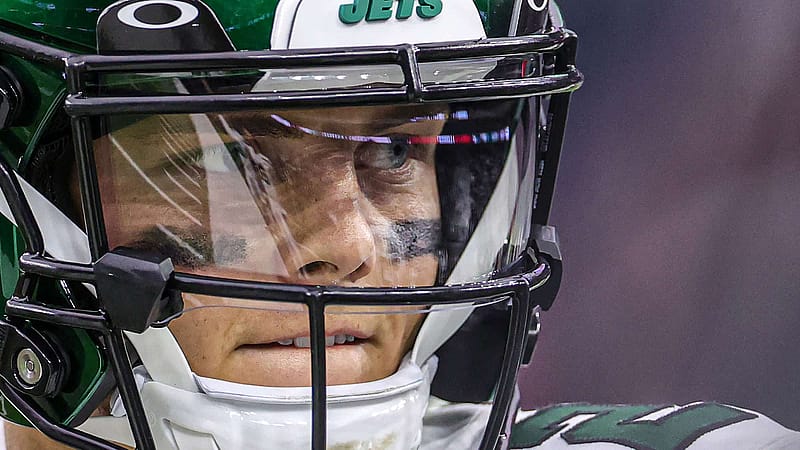 Zach Wilson, Gray, Jets Uniform, Jersey, NY
