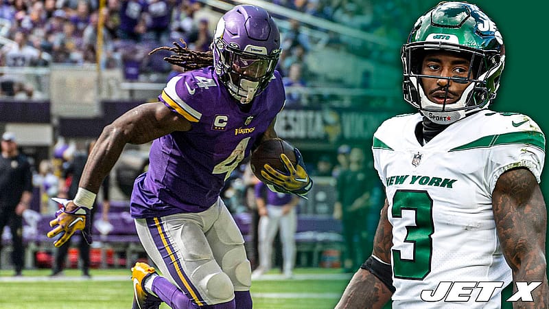 Jordan Whitehead, Dalvin Cook, NY Jets, Stats, Vikings