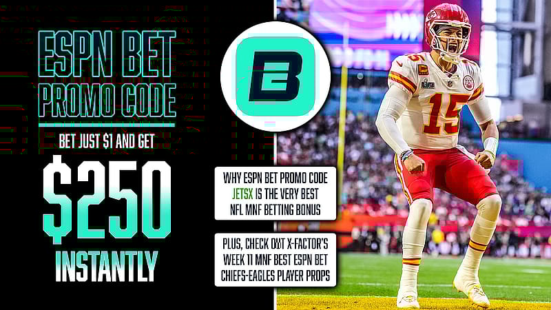 ESPN Bet Promo Code, Claim $250 Bonus, NFL Week 11, Chiefs-Eagles Props