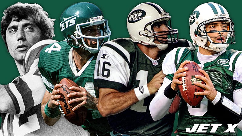 NY Jets QB History, Sanchez, Testaverde, Todd, Namath