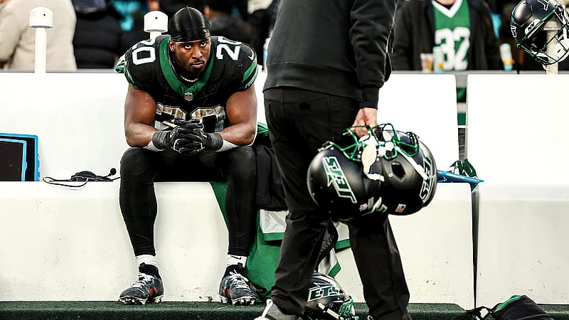 Breece Hall, NY Jets, NFL, RB, Seahawks, Fumble
