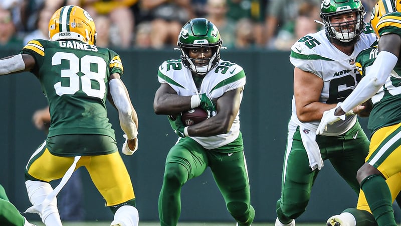 Michael Carter, NY Jets, Stats, RB, Missed Tackles Forced, Elusive