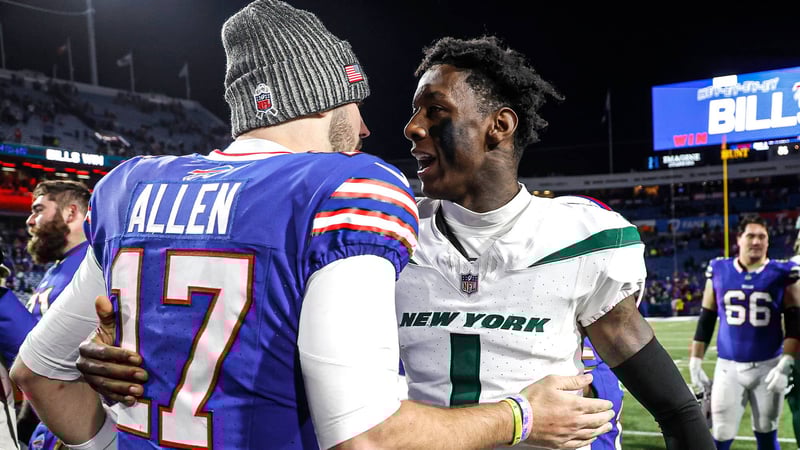 Sauce Gardner, Josh Allen, NY Jets, Bills