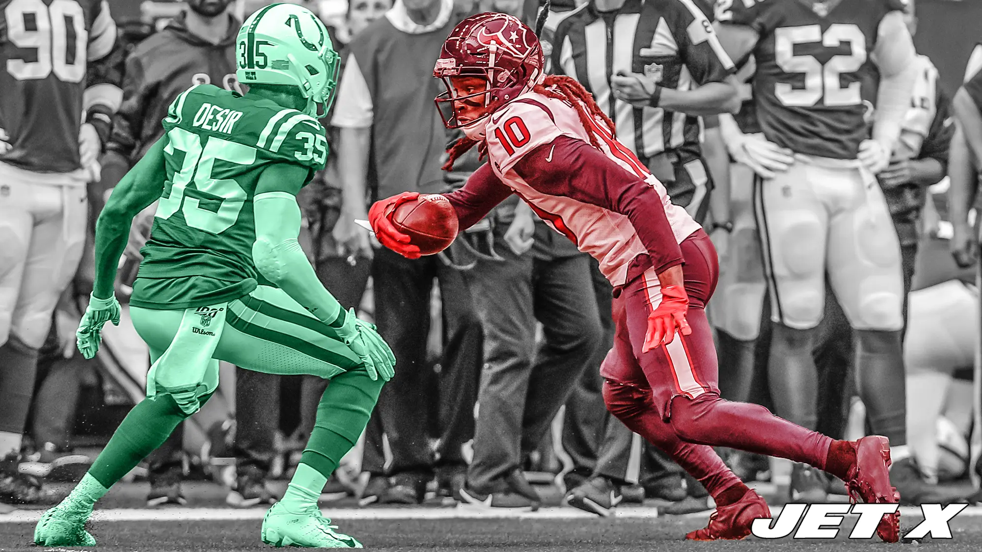 Pierre Desir and DeAndre Hopkins