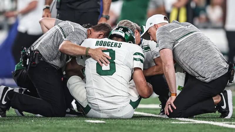 Aaron Rodgers, NY Jets, Injury